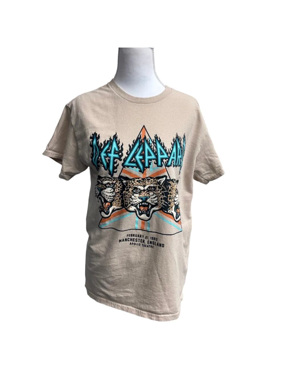 Def Leppard concert short sleeve t-shirt, size small